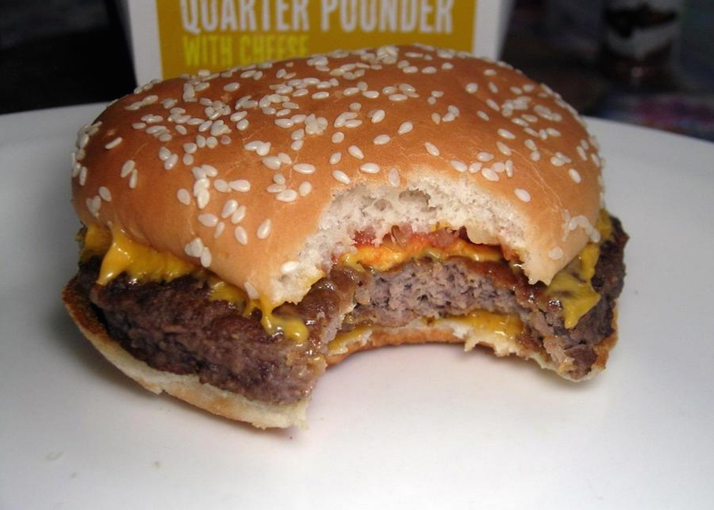 That was a close call: Unpleasant surprise in a McDonald’s burger