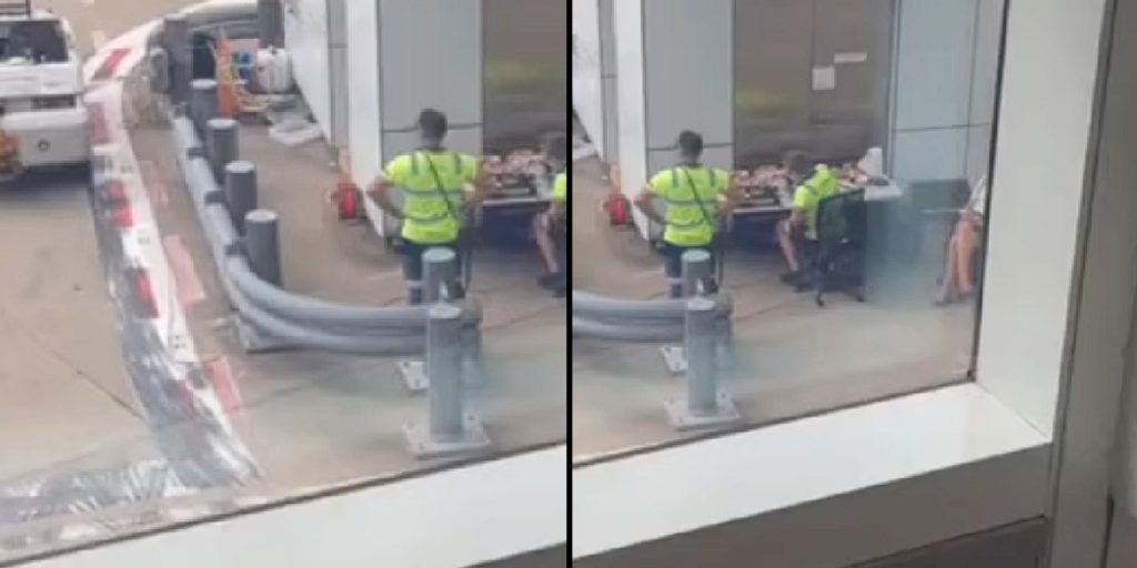 Video gone viral: Airline staff caught in ‘mischief’ near the runway