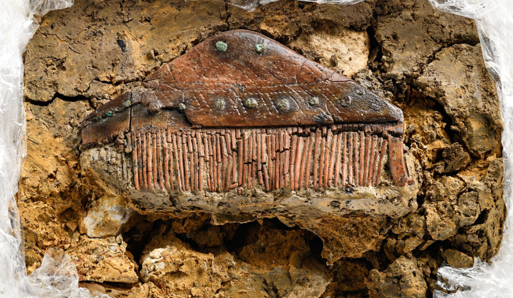 1,700-Year-Old Germanic Warrior’s Grave Unearthed with Roman-Era Treasures