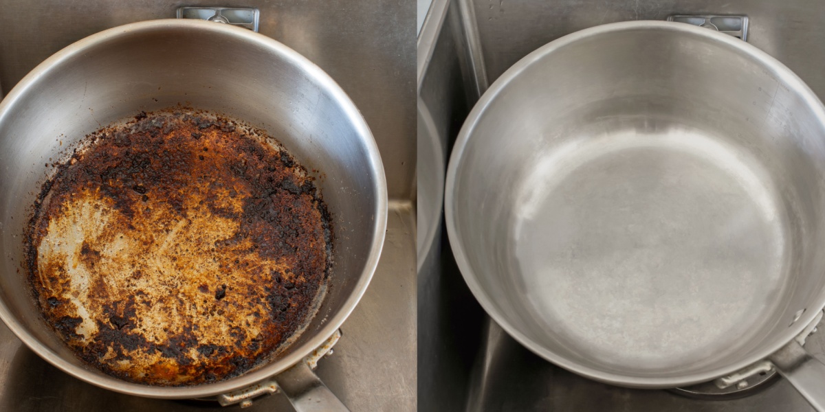 Revive Burnt Pots and Pans with Potatoes and Salt