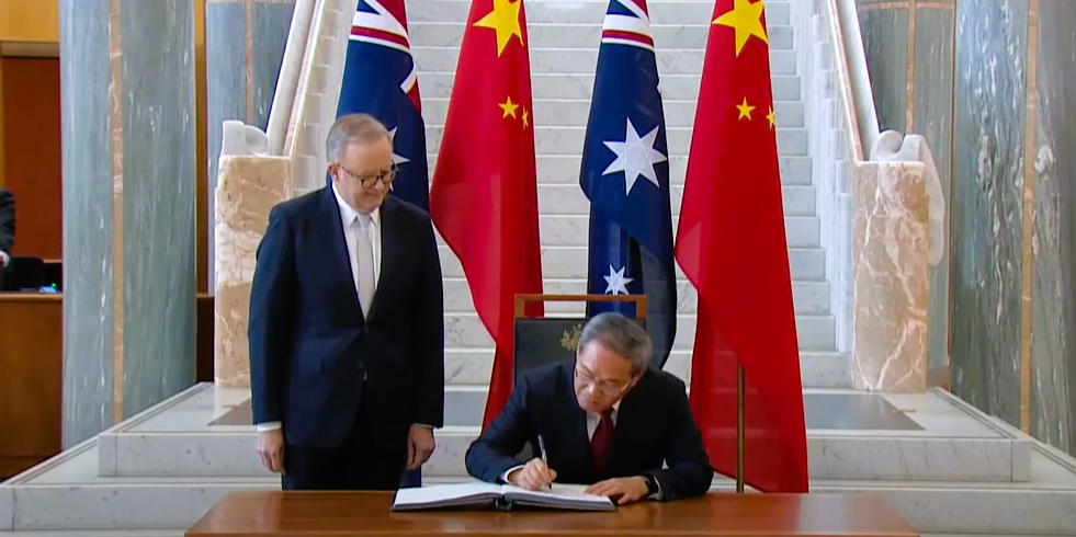 Australia Gains Visa-Free Access to China