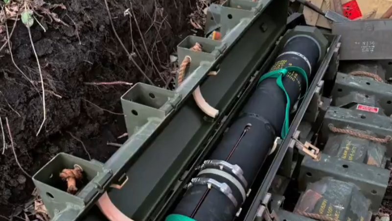 Rare US-Made Copperhead Shell Destroys Russian Bunker