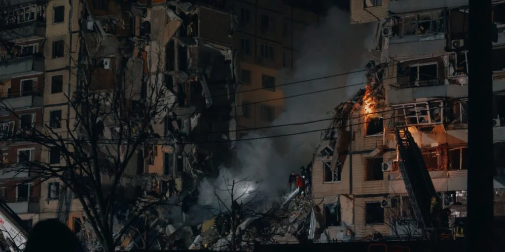 Dnipro Under Drone Attack: Eight Injured