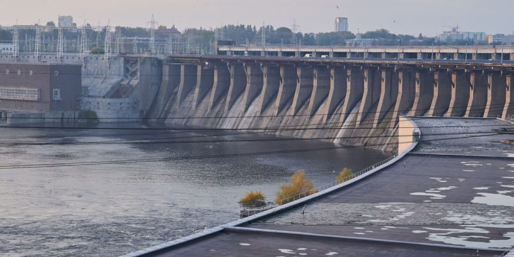 Fire at Ukraine’s Largest Hydro Plant Following Russian Strike