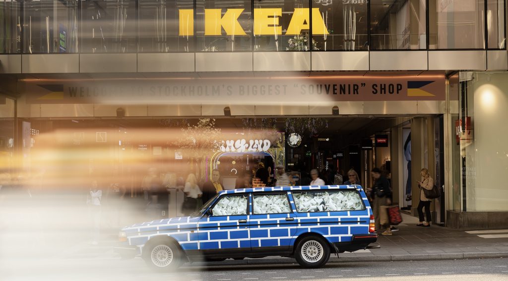 Ikea Honors Frugal Founder with Custom Volvo Tribute