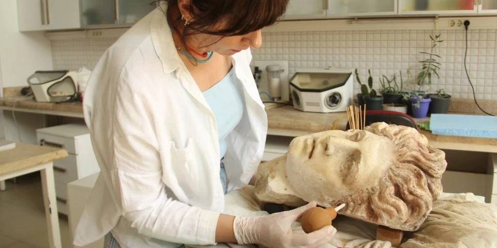 Rare Discovery: Ancient Colored Scylla Sculptures Found in Laodicea