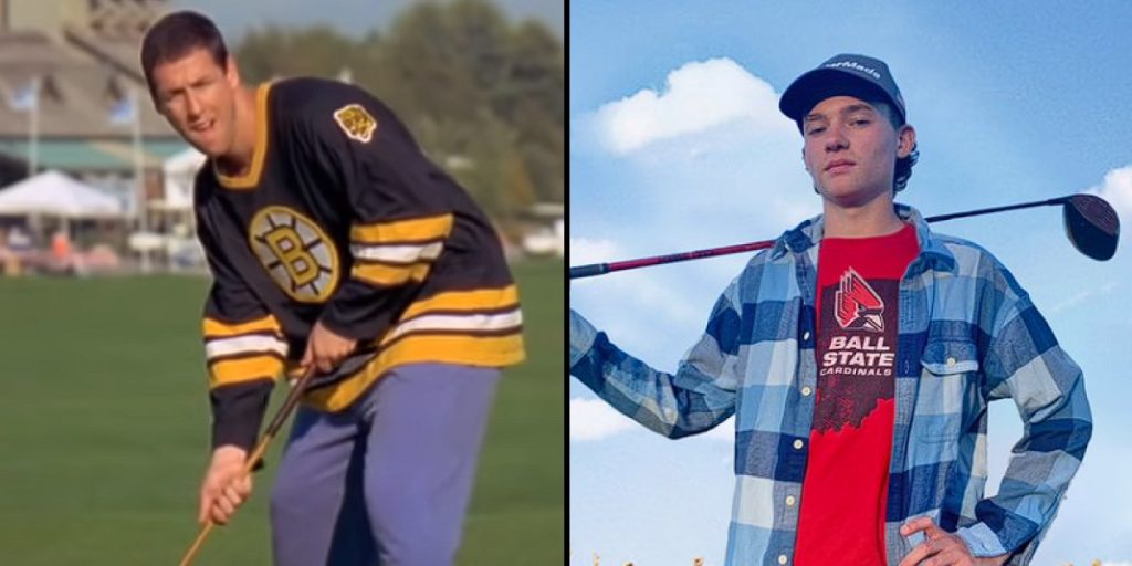 Almost too good to be true: There’s now a real-life golfer named Happy Gilmore