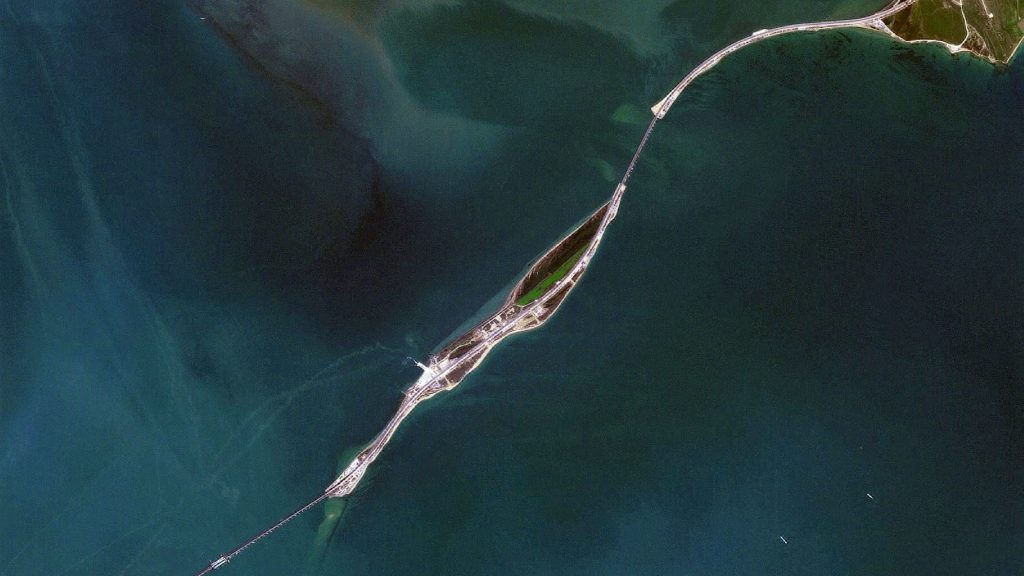 Black Sea Storms Ravage Russian Defenses Near Crimean Bridge