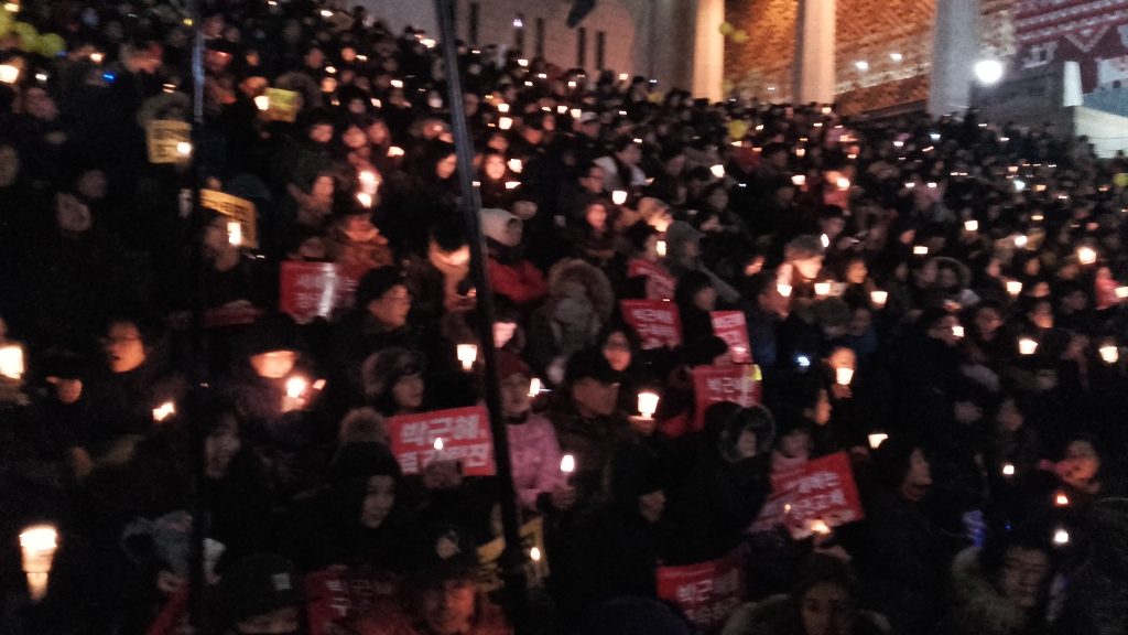 Protesters Demand President Arrest in Standoff with Police