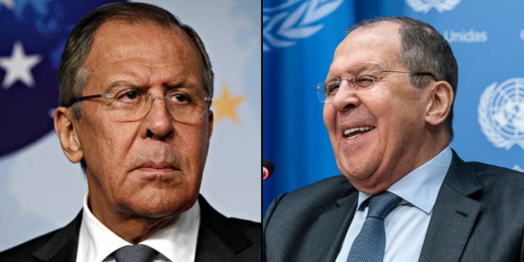 Putin’s right-hand man Sergey Lavrov outraged
