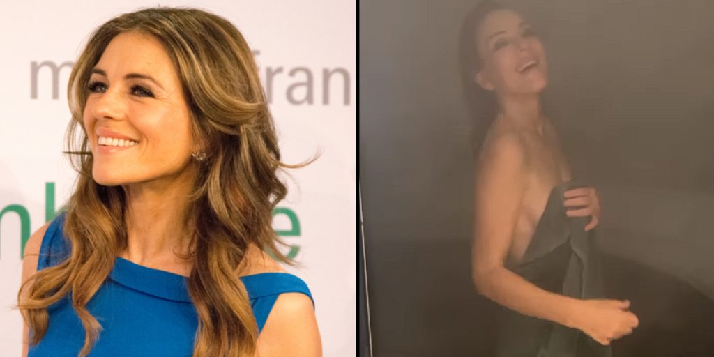 58-year-old Liz Hurley dazzles fans with steamy sauna video