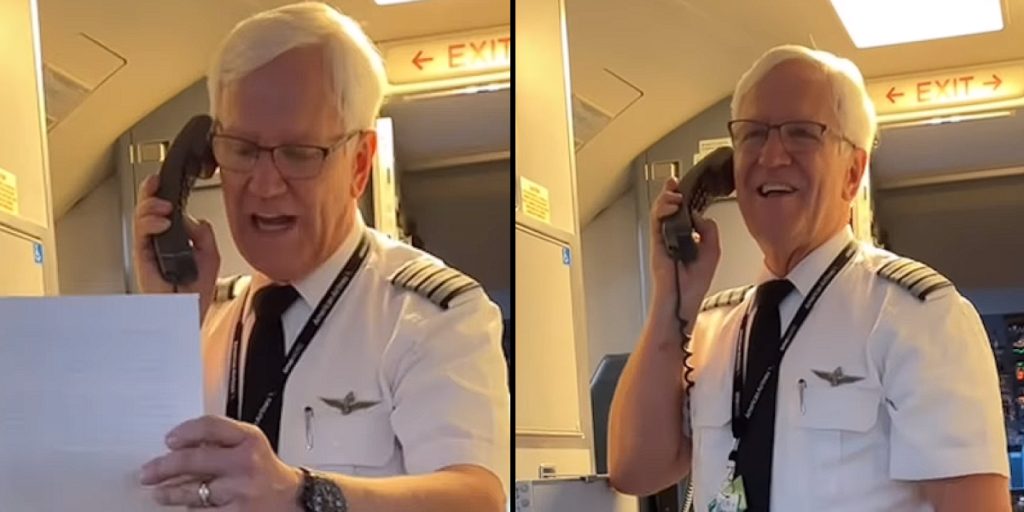 Pilot speaks before his final flight: His touching words will bring you to tears