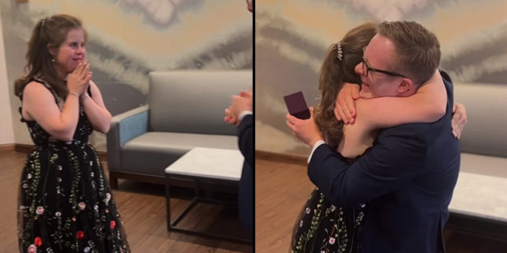 Video shows photoshoot turn into heartwarming proposal