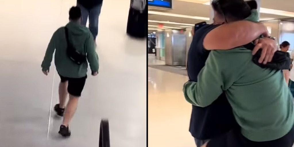 This heartwarming reunion between father and son will bring tears to your eyes