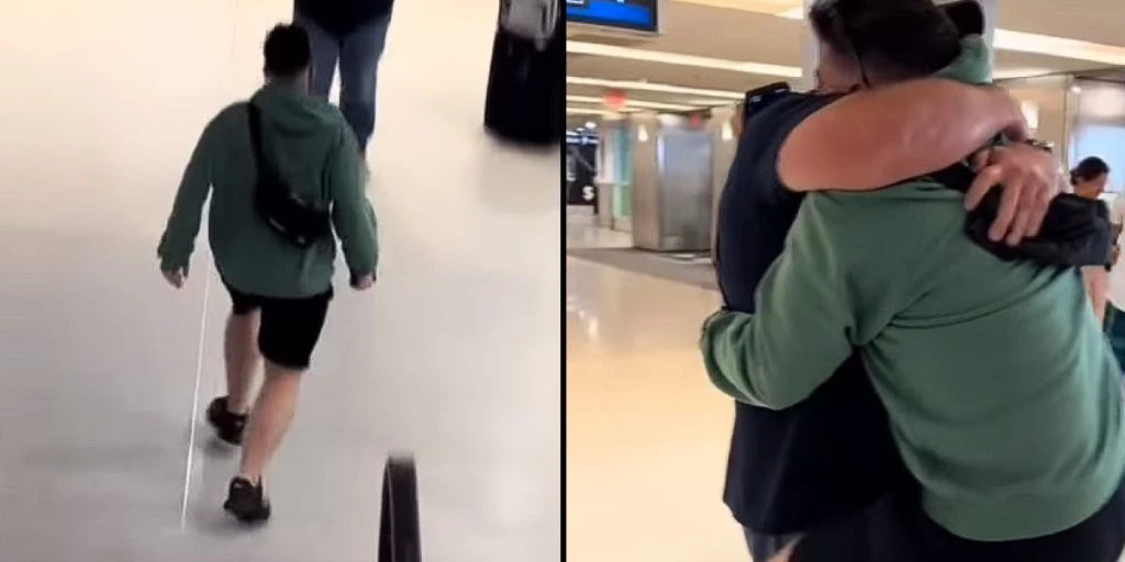 This heartwarming reunion between father and son will bring tears to your eyes
