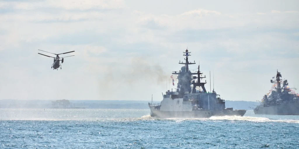 Russian Warship Fires at German Helicopter Over Baltic Sea
