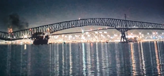 Video: Baltimore’s Key Bridge Collapses Following Collision with Cargo Ship