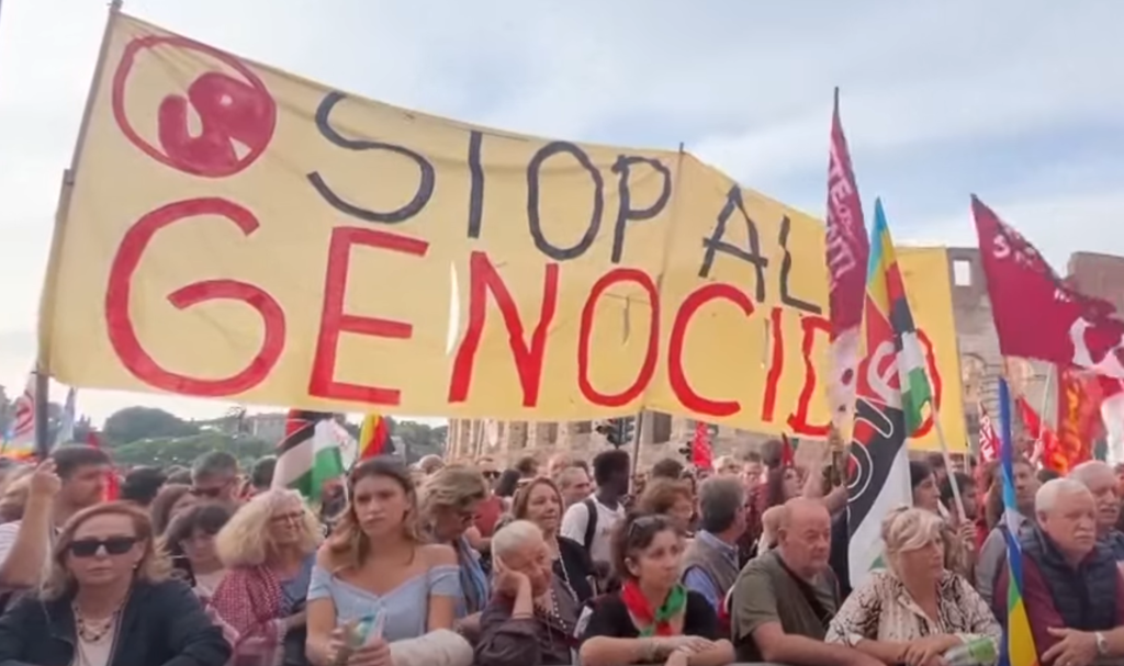 Tens of Thousands March Across Italy for Peace in Gaza and Ukraine