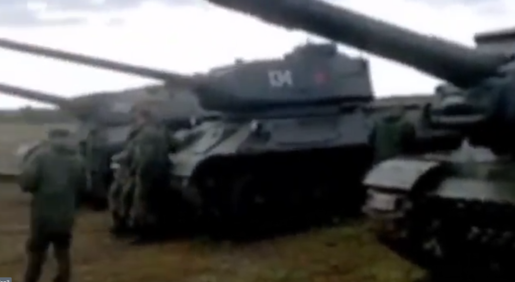VIDEO: Russia Turns to WWII Tanks as Equipment Shortages Worsen
