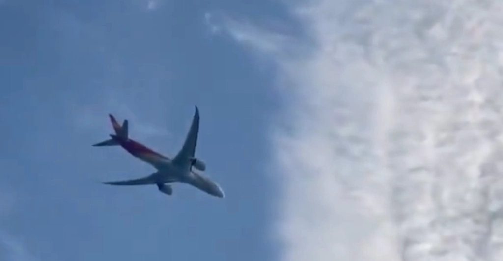 VIDEO: Plane Returns to Rome After Engine Fire Caused by Possible Bird Strike