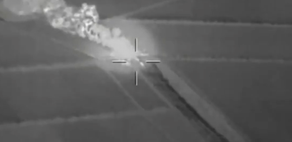 Video: Ukrainian HIMARS Strike Destroys Russian Fuel Train