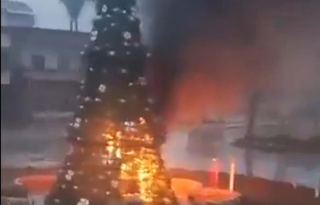 Christian Communities Protest in Syria After Tree Burning