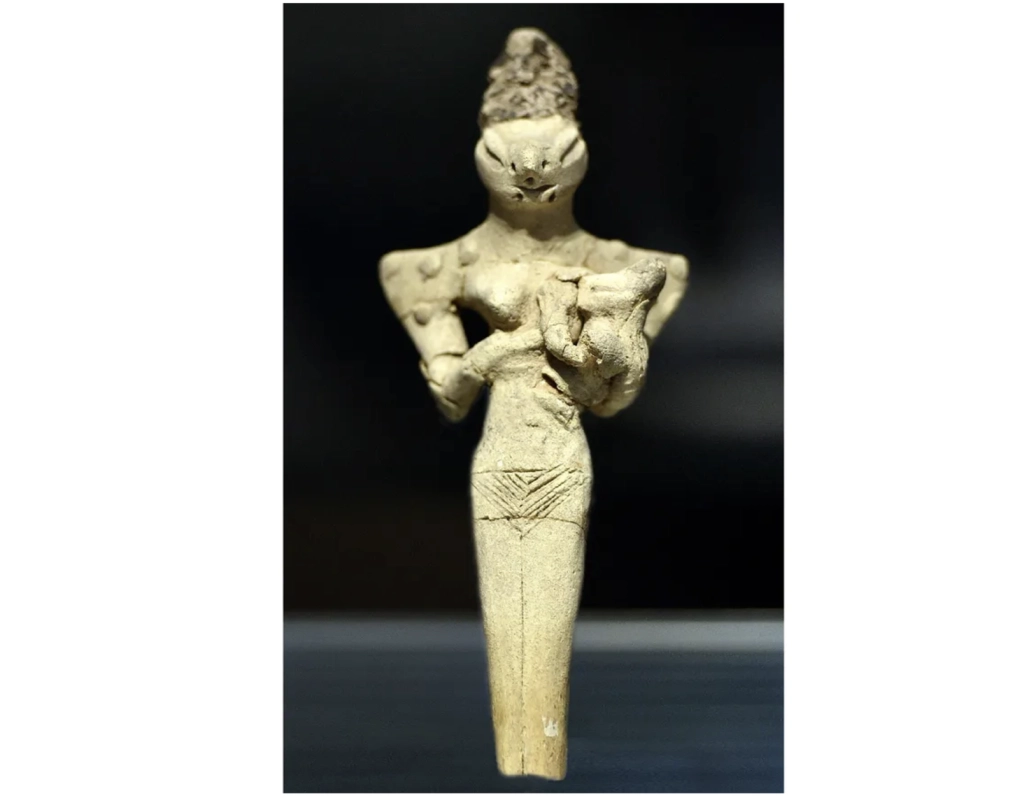 Archaeologists Unearth 7,000-Year-Old Figurine Bearing Alien-Like Features
