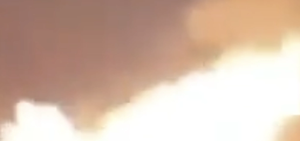 VIDEO: Russian Oil Depot Ablaze After Ukrainian Drone Strike