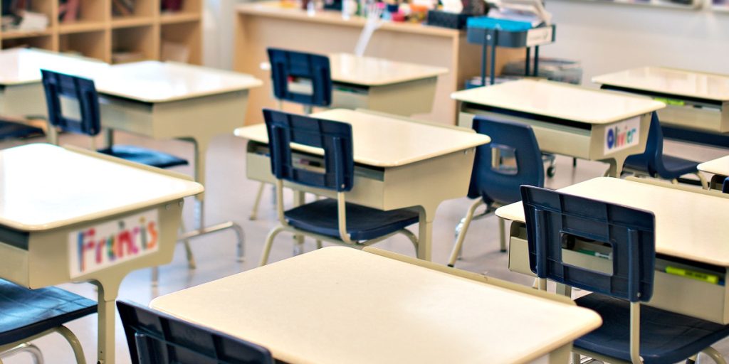Boy annoys girl by rocking his chair in classroom: Few seconds later he regrets