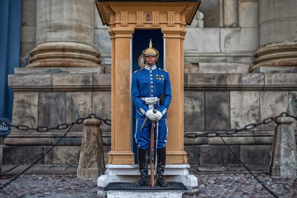 Guard Impaled on His Own Bayonet at Stockholm Royal Palace