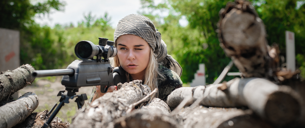 Lipstick and Kalashnikovs –  Young Ukrainian women take up arms against Russian forces