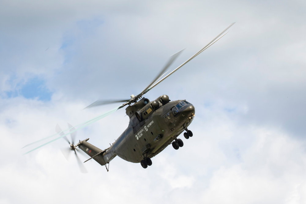 Russian Helicopter Mistakenly Targets Own Troops