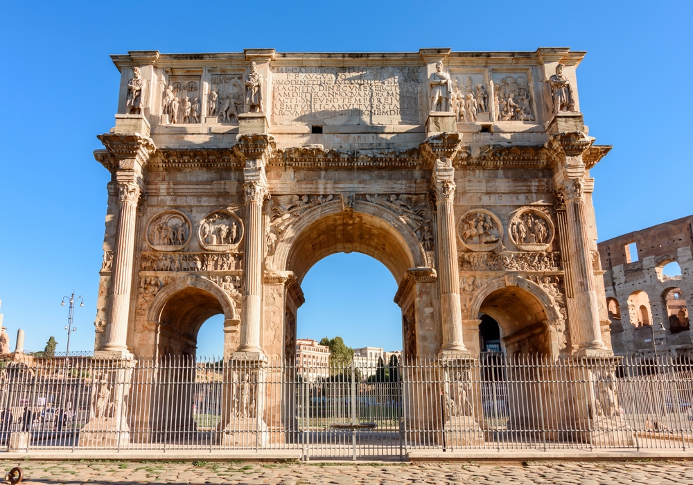Severe Storm Damages Iconic Roman Arch Near Colosseum