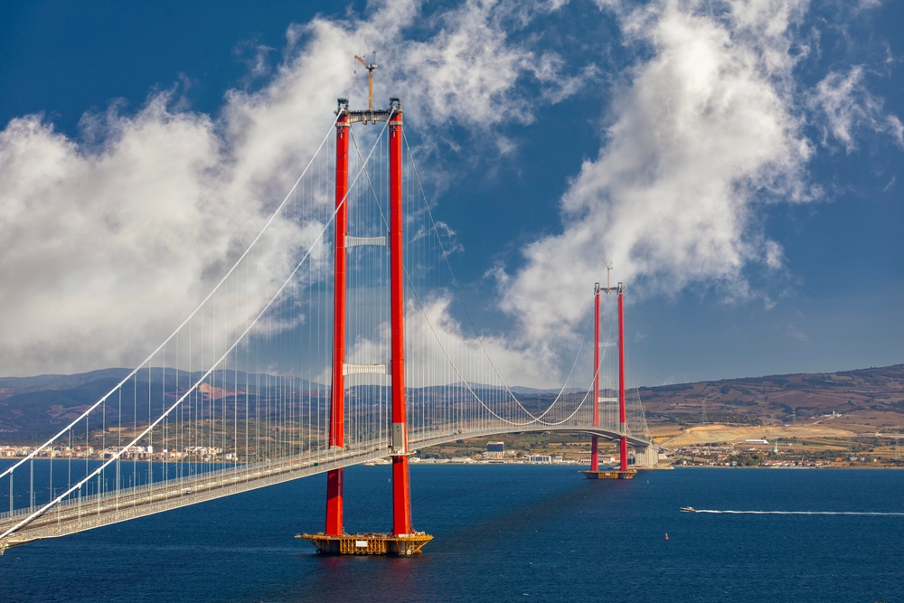 Europe and Asia Now Linked by Record-Breaking Suspension Bridge