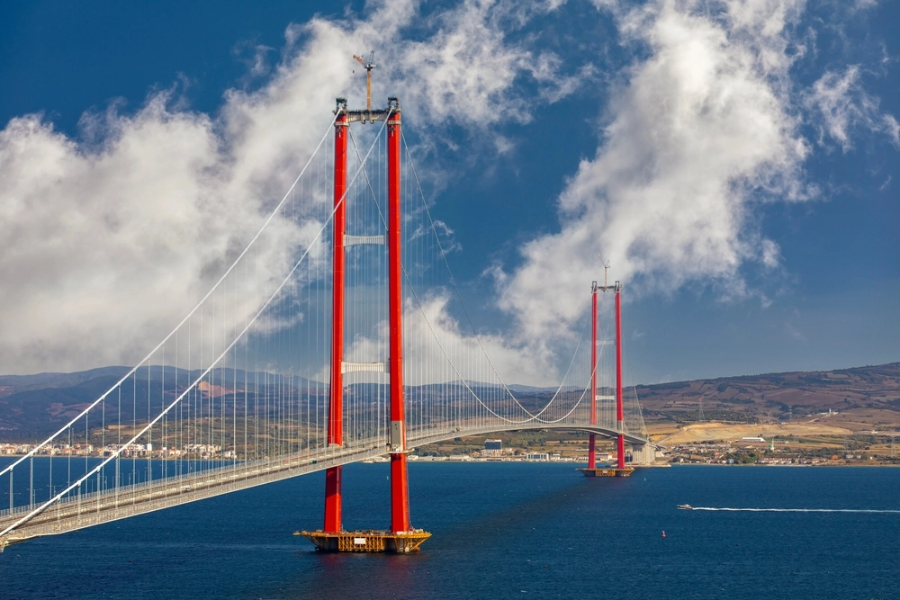 Europe and Asia Now Linked by Record-Breaking Suspension Bridge