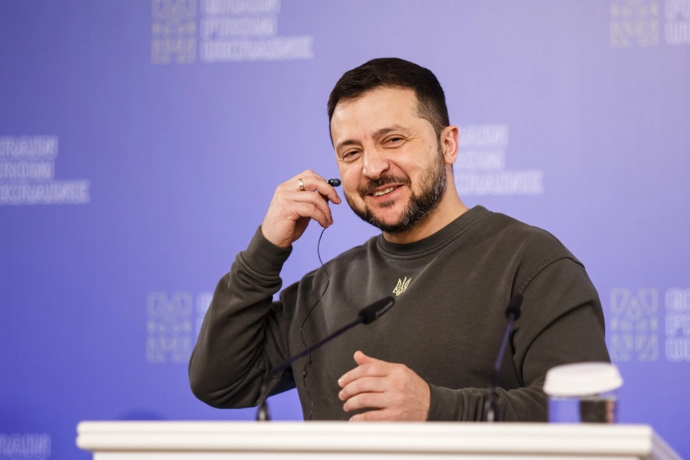 Ukrainian President Zelensky Arrives at G7 Summit