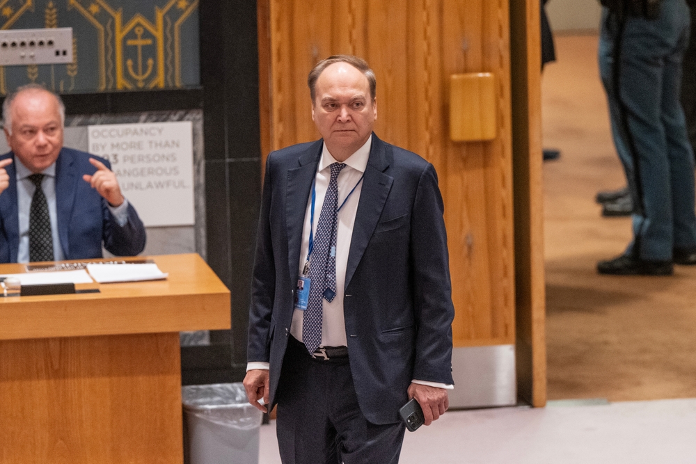 Russian Ambassador Labels U.S. Allegations on Kyiv Hospital Strike as False