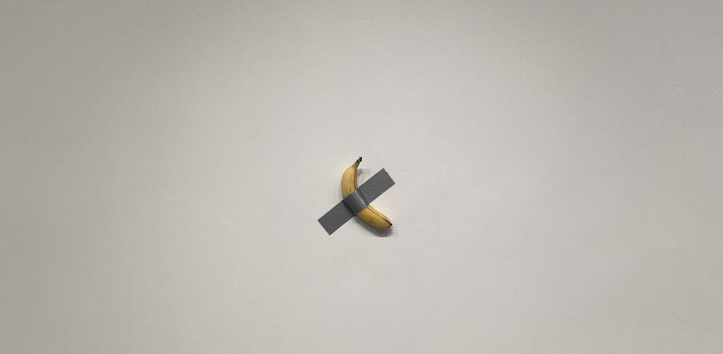 Man Keeps Promise and Eats $6 Million Banana Artwork in Front of Press