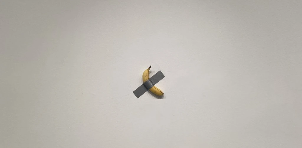 Man Keeps Promise and Eats $6 Million Banana Artwork in Front of Press