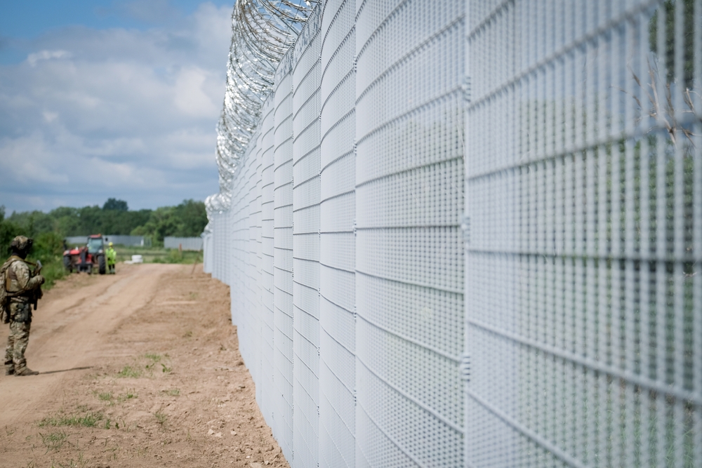 Latvia’s Border Fence with Russia Nearly Complete