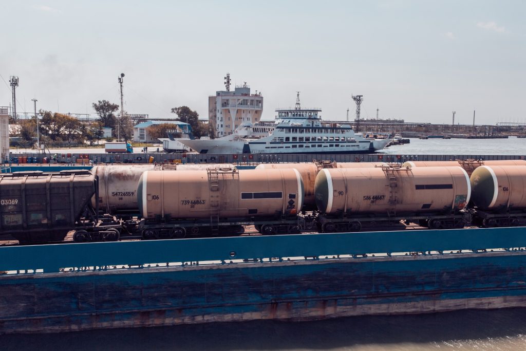 Ukrainian Navy Destroys Russian Military Ferry Supplying Crimea
