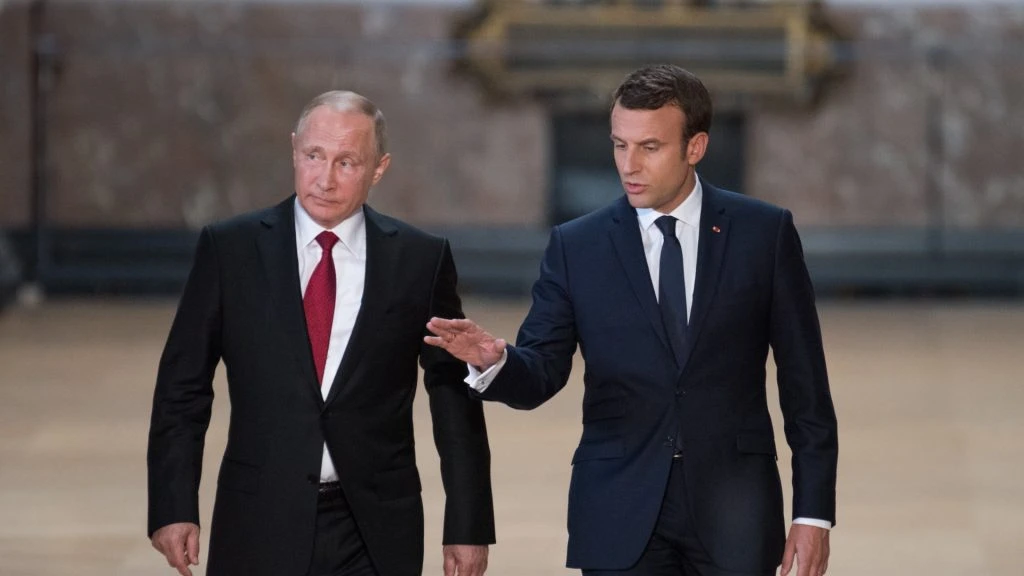 Macron: Russia Has No Say in Ukraine’s Right to Host Allied Forces