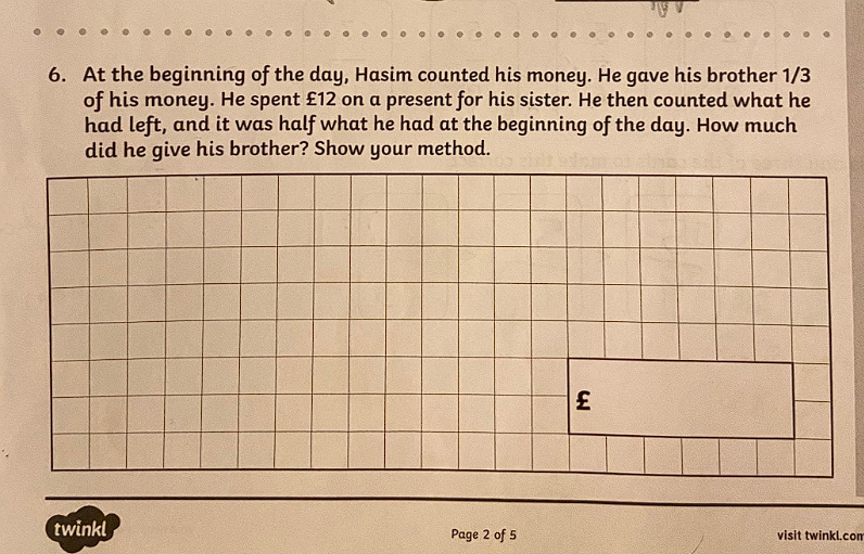 Parents baffled by 10-year-old’s tricky math homework question