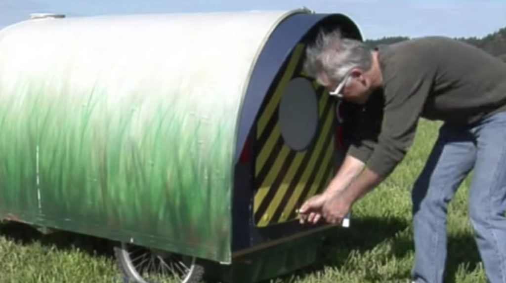 Paul lives in a house that weighs just 59 pounds: Wait until you see the Inside