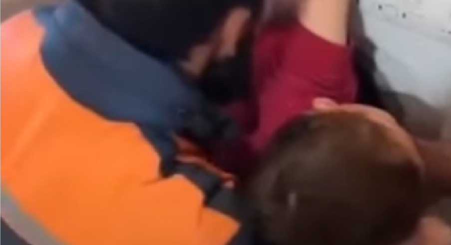 Boy gets stuck in washing machine while staying at home with his grandmother