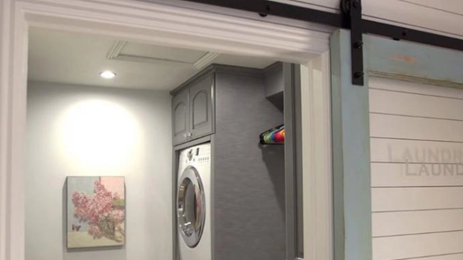 You won’t believe what this mother of 6 did to totally rock her laundry space