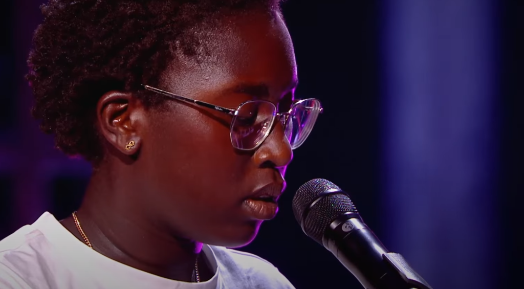 It took the judges less than 1 second to decide when 12-year-old Marie opens her mouth