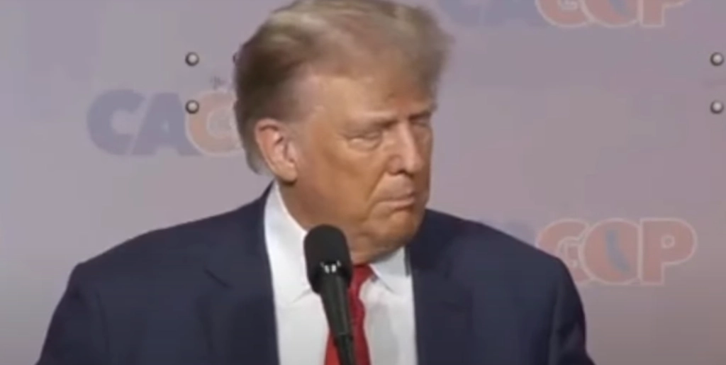 Trump takes aim at Biden in unexpected stage ‘performance’