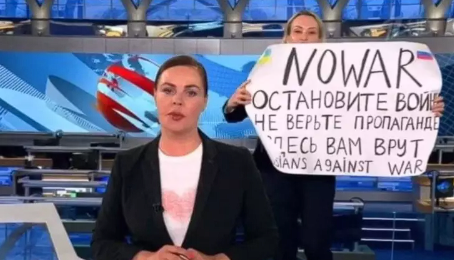 Do you remember the Russian journalist that protested against Putin on live TV? She just got a LONG prison sentence