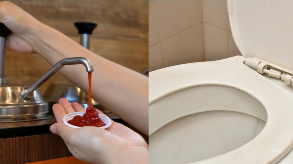 Fill a cup with ketchup and pour it into the toilet: The result will surprise you